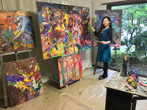 Atelier SAYAKA NAKAGAWA | アトリエ 訪問 中川沙綾香