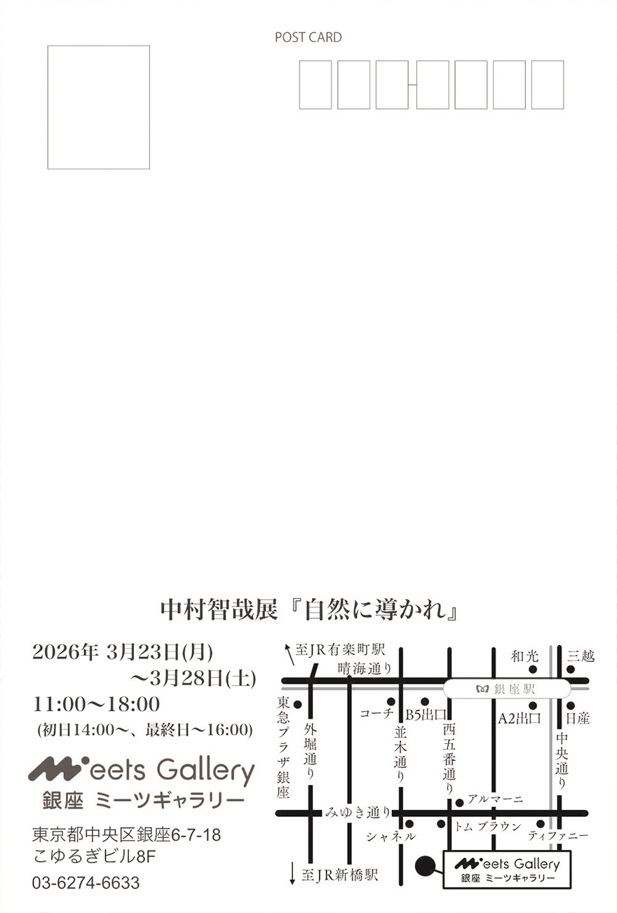 中村智哉展『自然に導かれ』